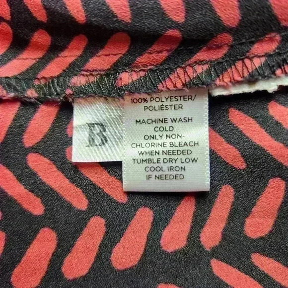 Ann Taylor Loft Blue & Pink Short Sleeve Boat Neck Blouse Womens XS - Picture 6 of 7